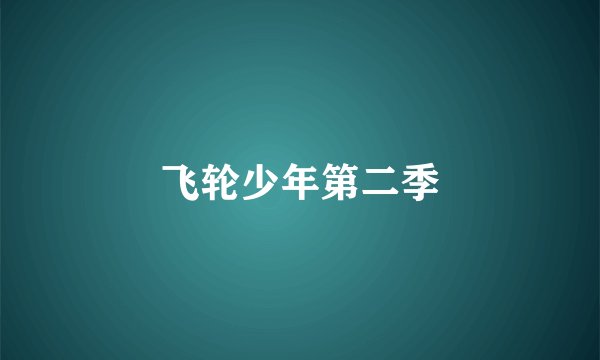 飞轮少年第二季