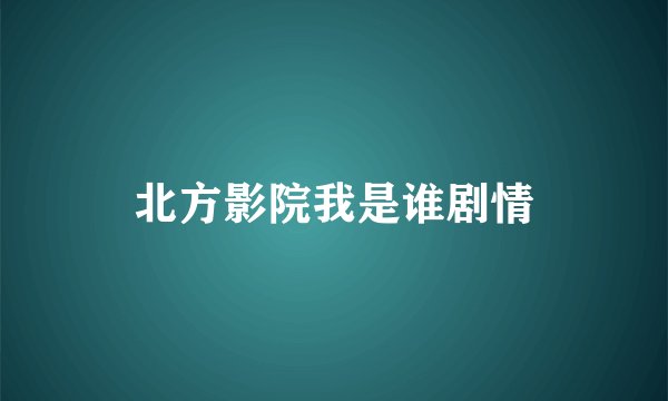 北方影院我是谁剧情
