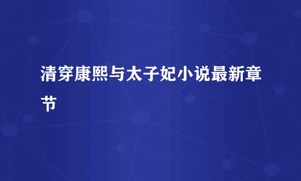 清穿康熙与太子妃小说最新章节