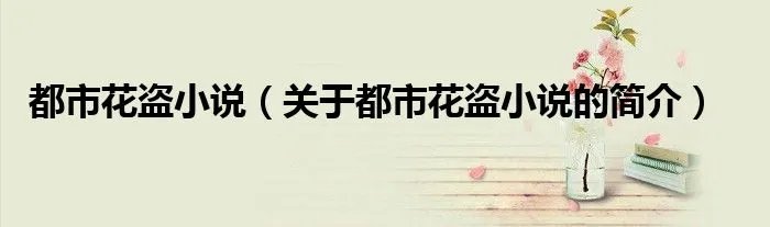 都市花盗小说（关于都市花盗小说的简介）