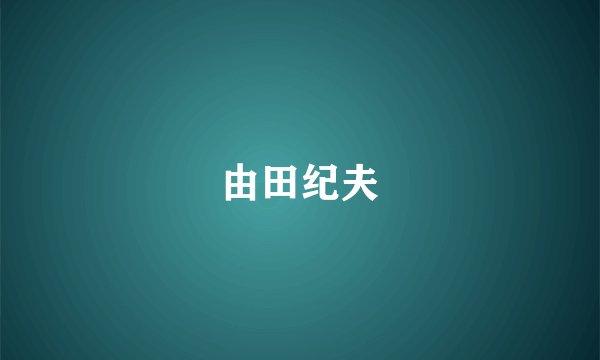 由田纪夫