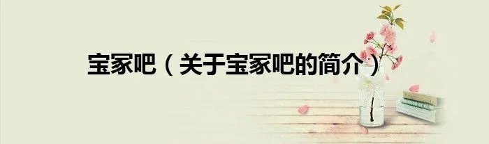 宝冢吧(关于宝冢吧的简介)