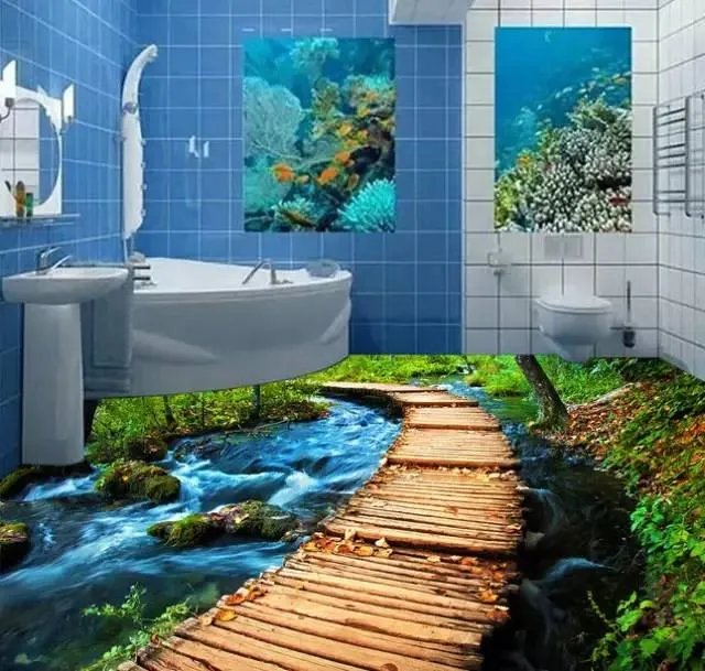 这才叫3D地板,你家的只能叫地面!