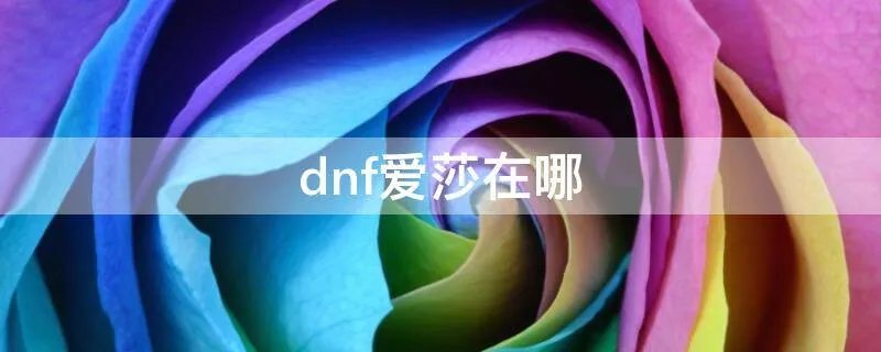 dnf爱莎在哪