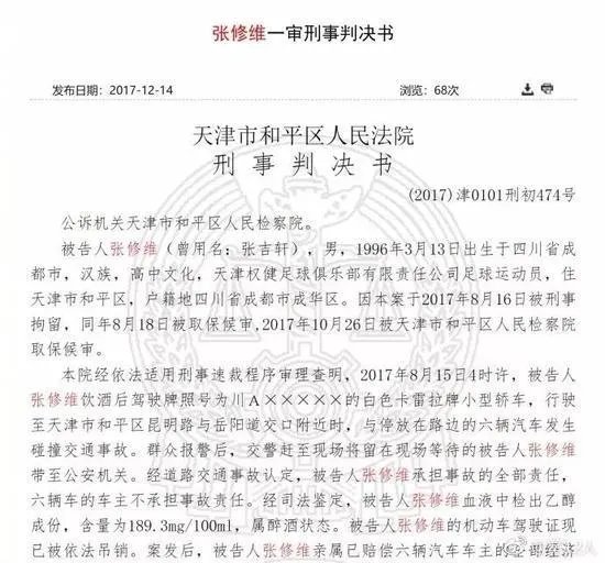 张修维为什么遭足协禁赛?