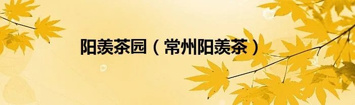 阳羡茶园（常州阳羡茶）