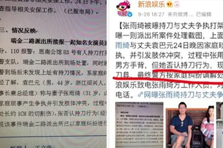张雨绮隔空怼大s 发布声明与袁巴元协议离婚