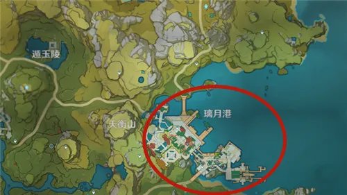 原神璃月港怎么去 璃月港地图在哪