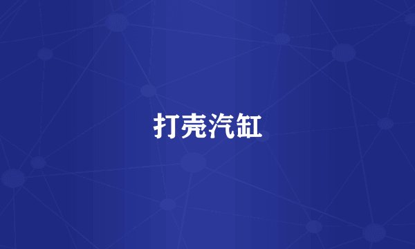 打壳汽缸