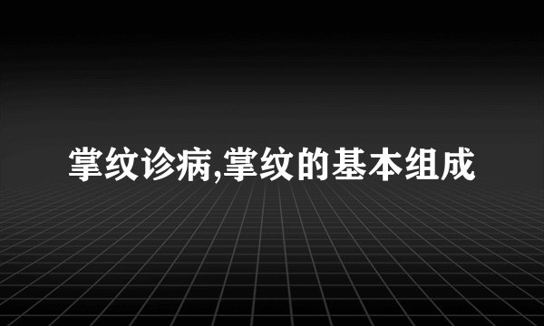 掌纹诊病,掌纹的基本组成