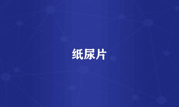 纸尿片