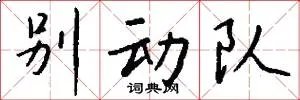 别动队