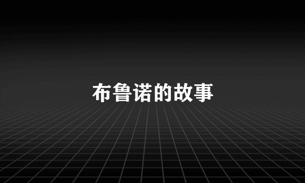 布鲁诺的故事