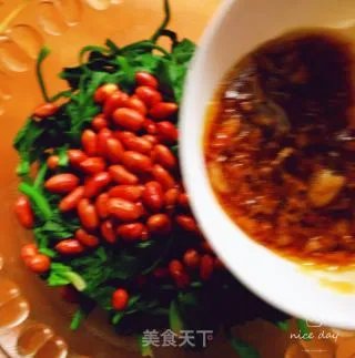 陈醋菠菜花生米