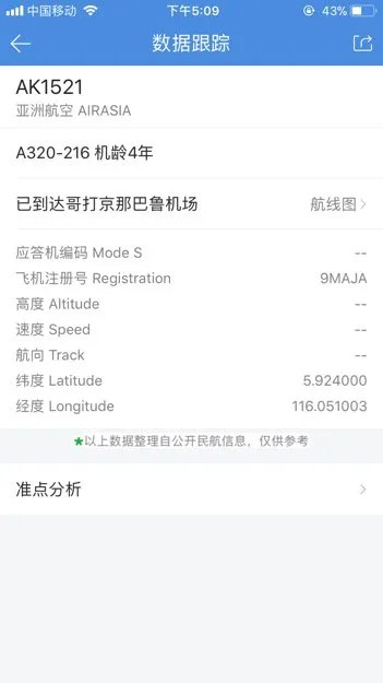 ak1521航班是什么机型
