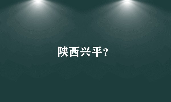 陕西兴平？