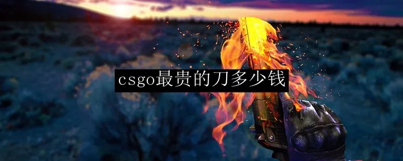 csgo最贵的刀多少钱