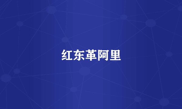 红东革阿里