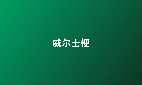 威尔士梗