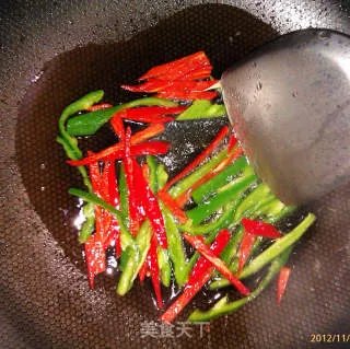 韭黄炒肉丝