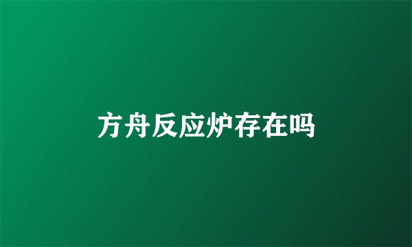 方舟反应炉存在吗