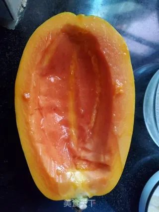 雪蛤炖木瓜