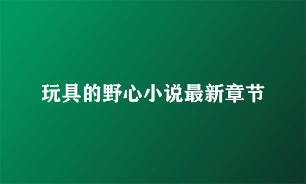 玩具的野心小说最新章节