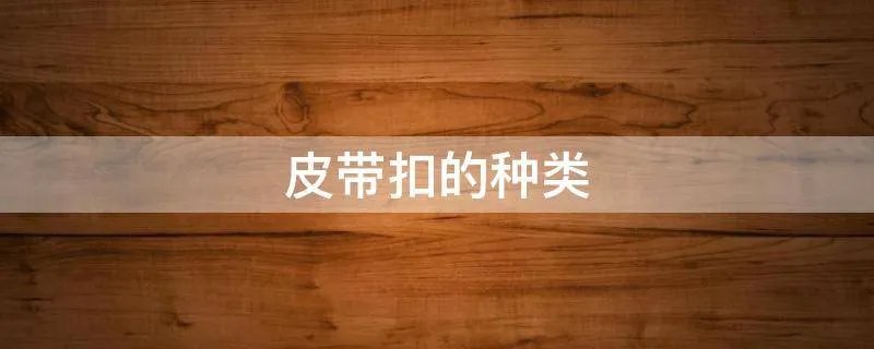 皮带扣的种类