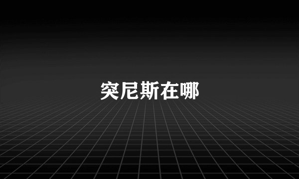 突尼斯在哪
