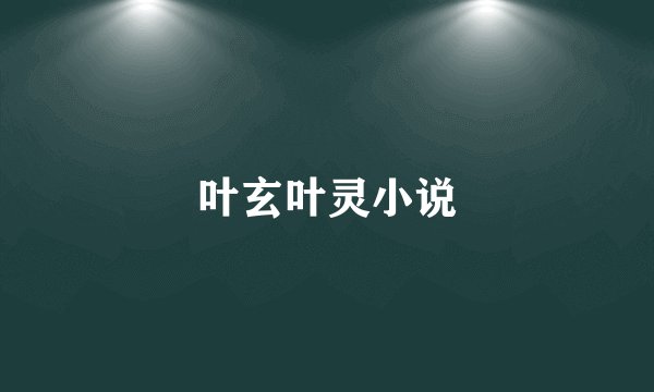 叶玄叶灵小说