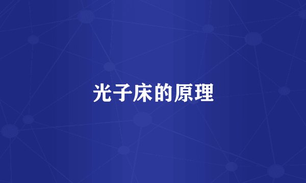 光子床的原理