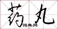 药丸