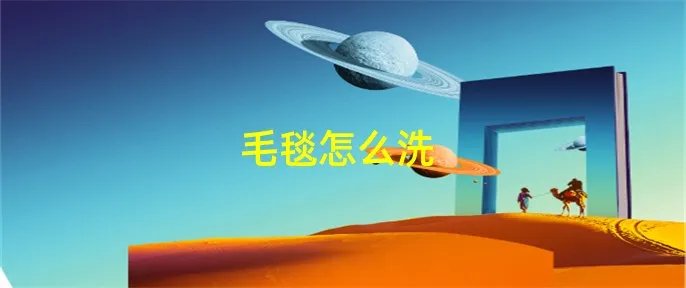 毛毯怎么洗