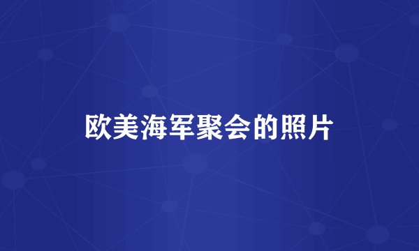 欧美海军聚会的照片