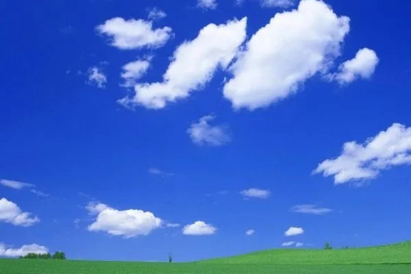 蓝天白云好心情的短语有什么?