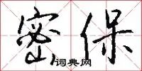 密保