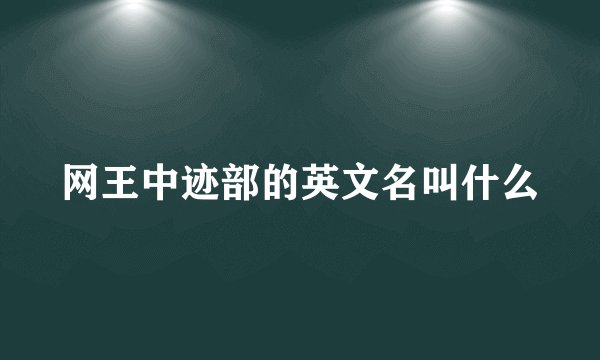 网王中迹部的英文名叫什么