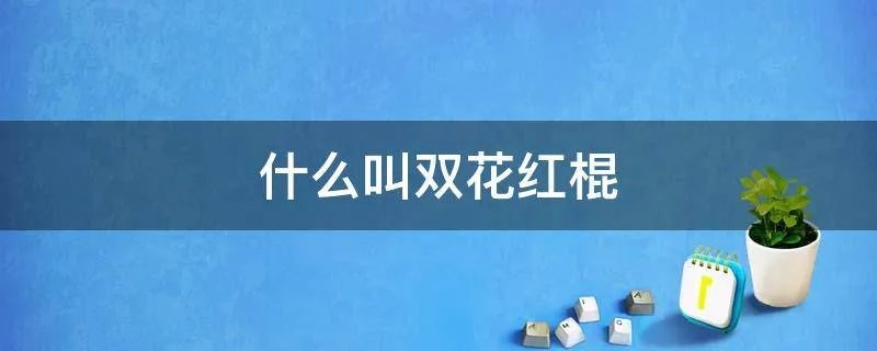 什么叫双花红棍