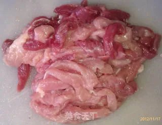 韭黄炒肉丝