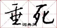 垂死