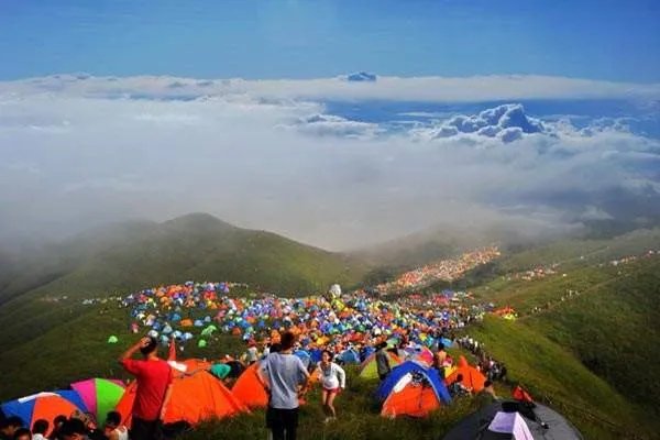 武功山的帐篷节你有体验过吗?晚上冷不冷?