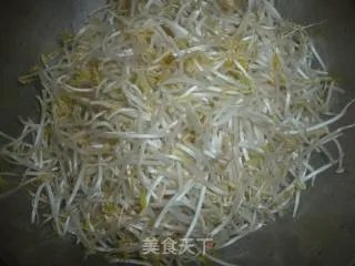 豆芽炒肉