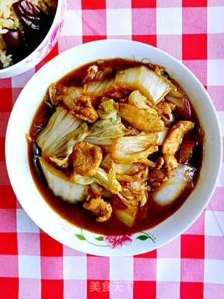 白菜炒肉