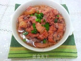 虾子酱蒸肉