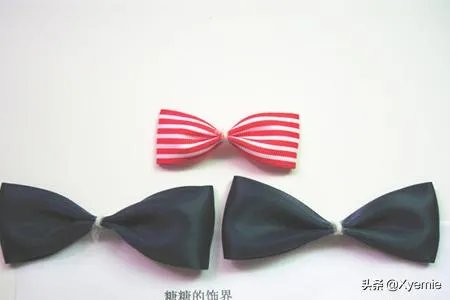 蝴蝶结发夹的做法?