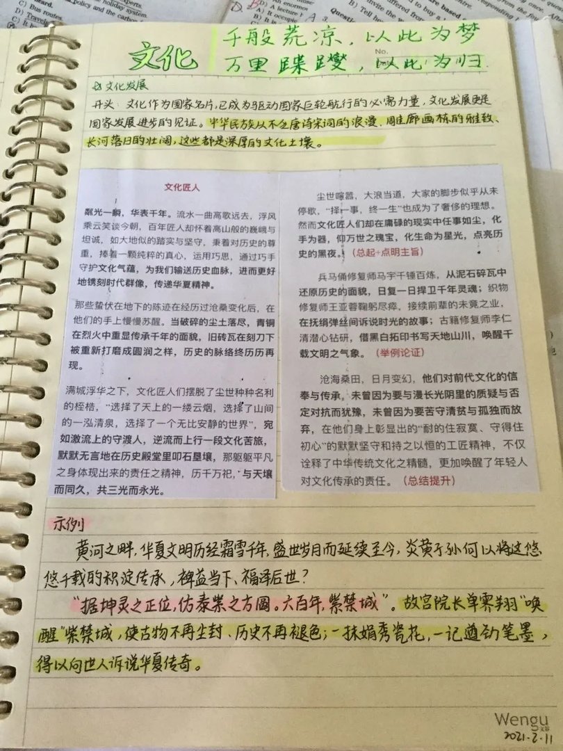 语文摘抄？