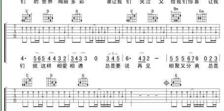 吉他独奏谱