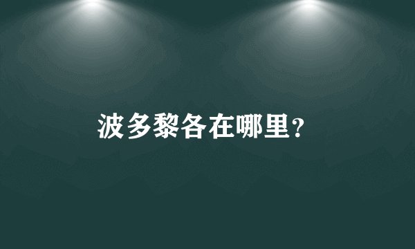 波多黎各在哪里？