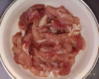 韭黄炒肉丝