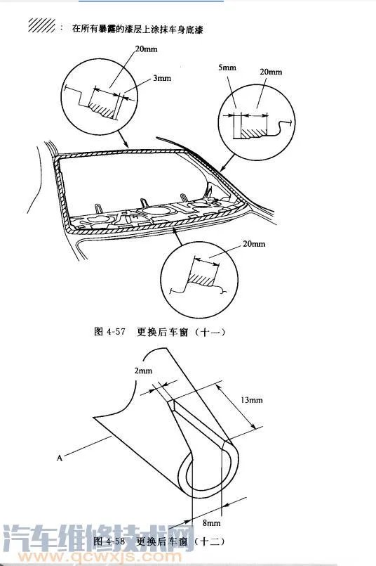 后车窗（后挡风玻璃）的更换方法